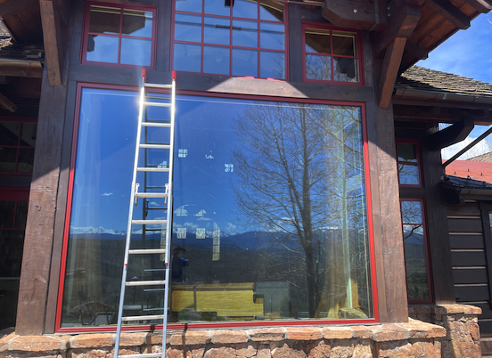 Residential window cleaning in Grand County